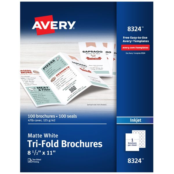 Tri-Fold Brochures with Mailing Seals